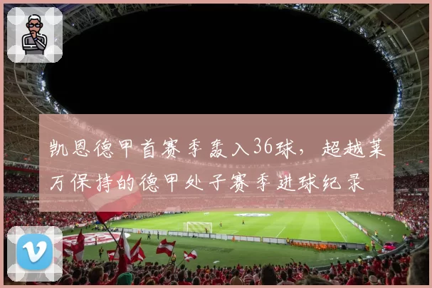 凯恩德甲首赛季轰入36球，超越莱万保持的德甲处子赛季进球纪录