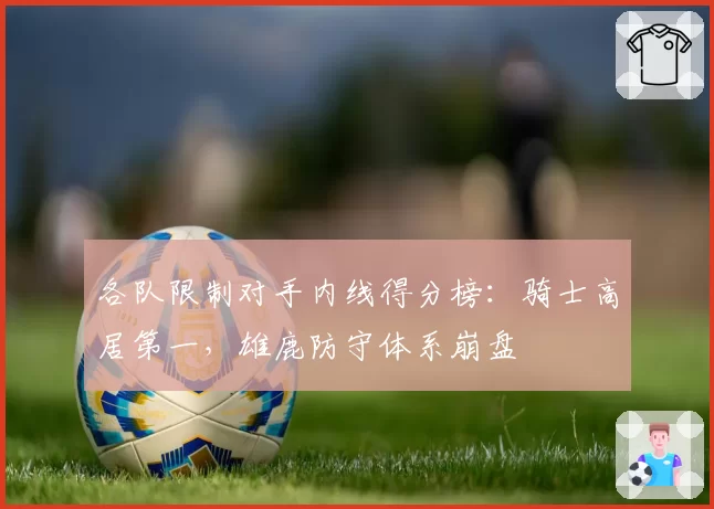 各队限制对手内线得分榜:骑士高居第一,雄鹿防守体系崩盘